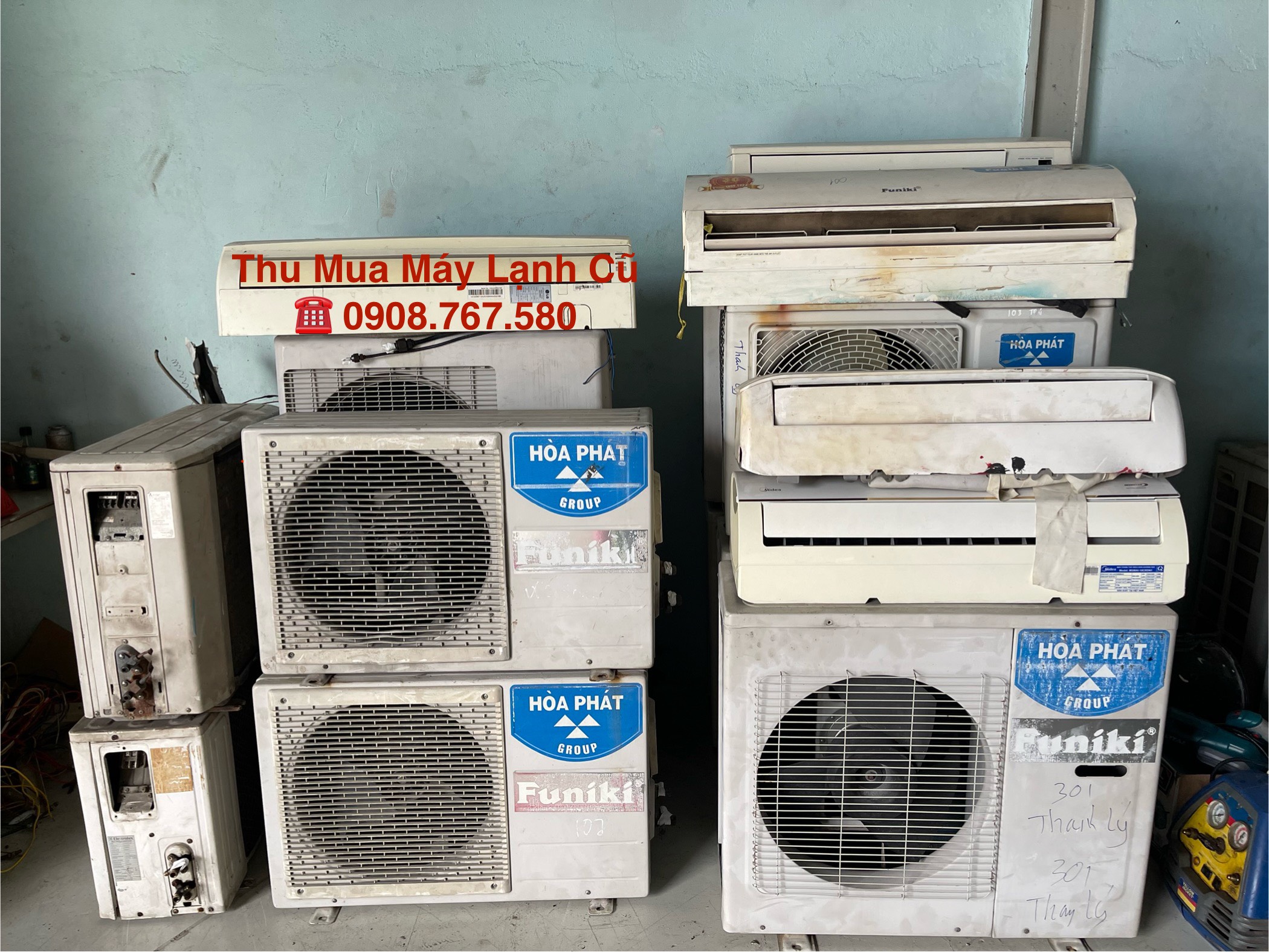 Thanh lý máy lạnh cũ giá cao Quận Bình Thạnh I Điện Lạnh Uy Vũ