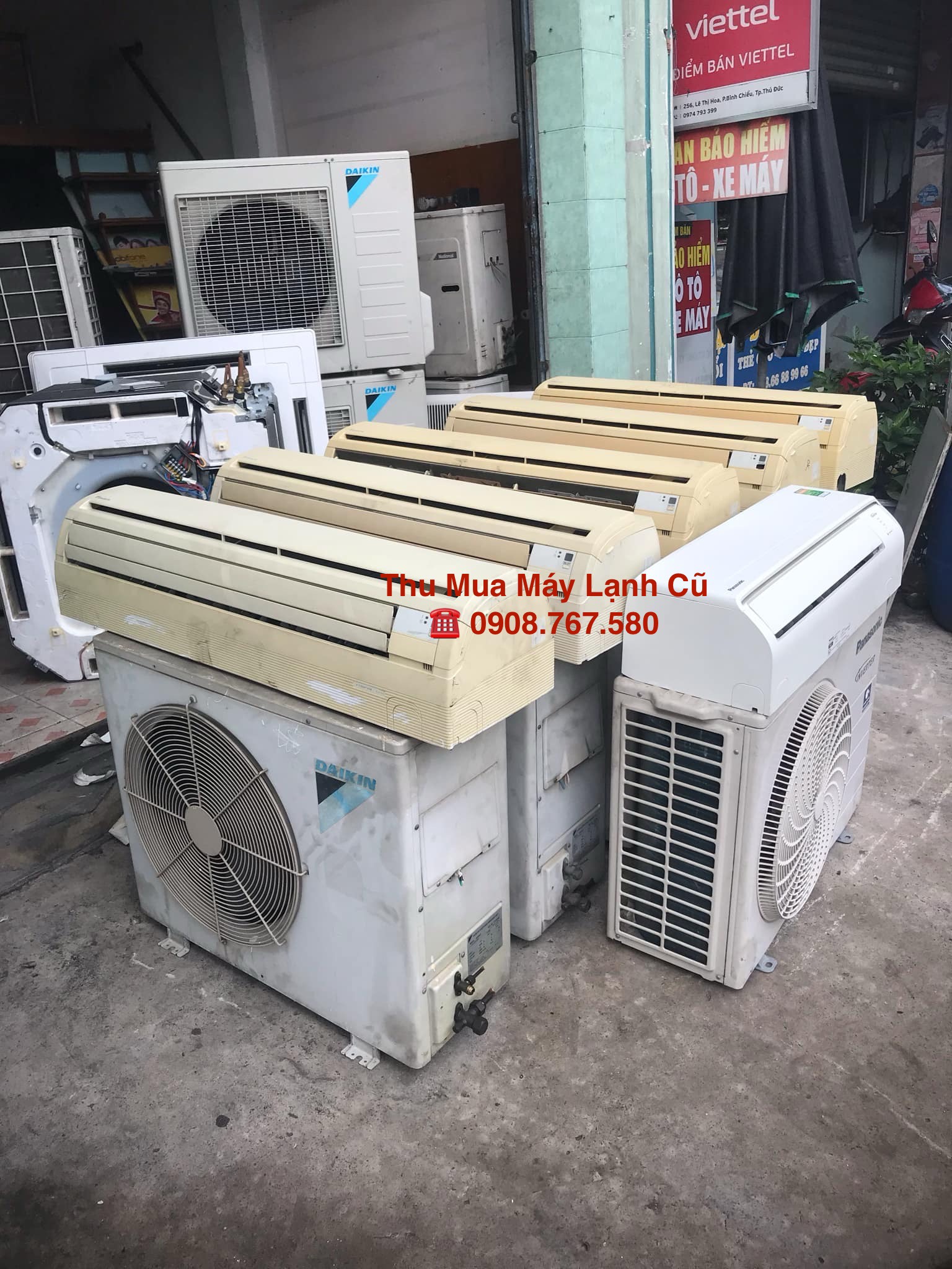 Thanh lý máy lạnh cũ Quận Phú Nhuận I 0908.767.580