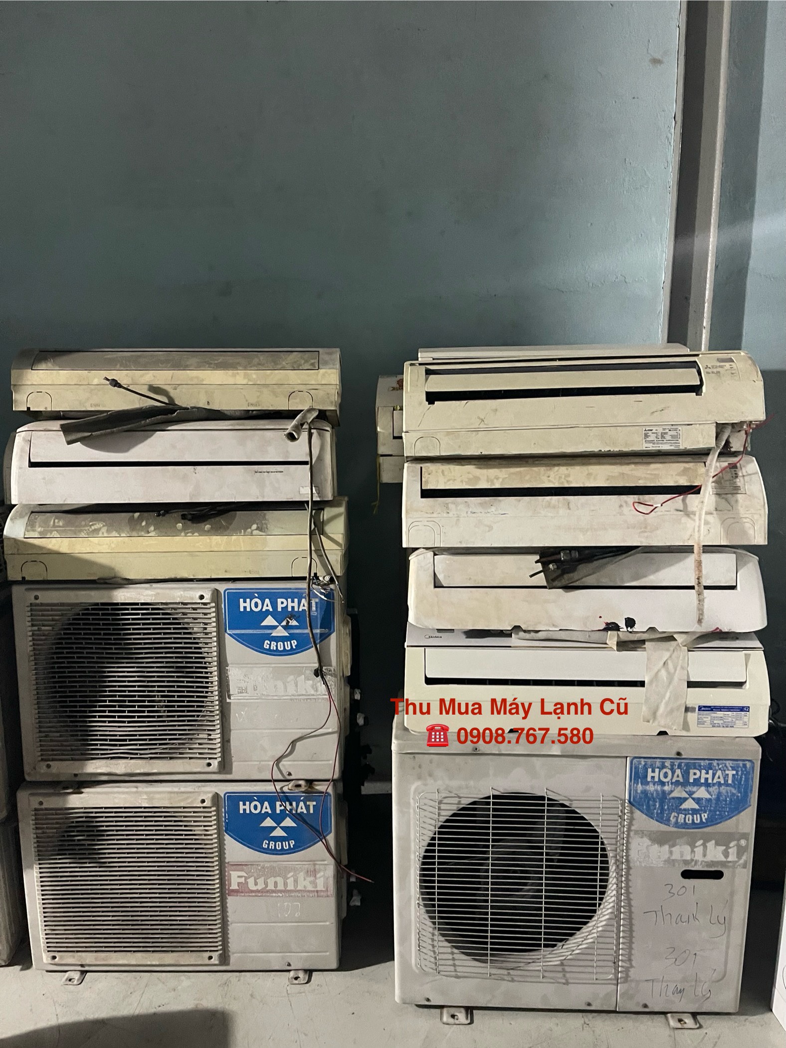 Thu mua máy lạnh cũ giá cao tận nơi I 0908.767.580