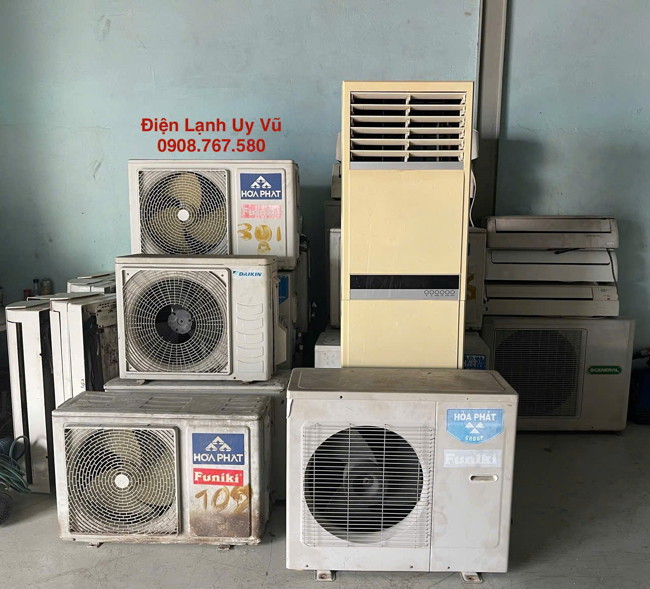 Thu mua máy lạnh cũ Quận 4 I Điện Lạnh Uy Vũ 